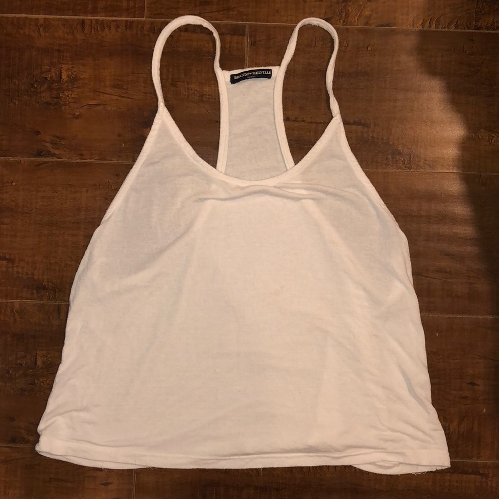 Brandy Melville off white tank top